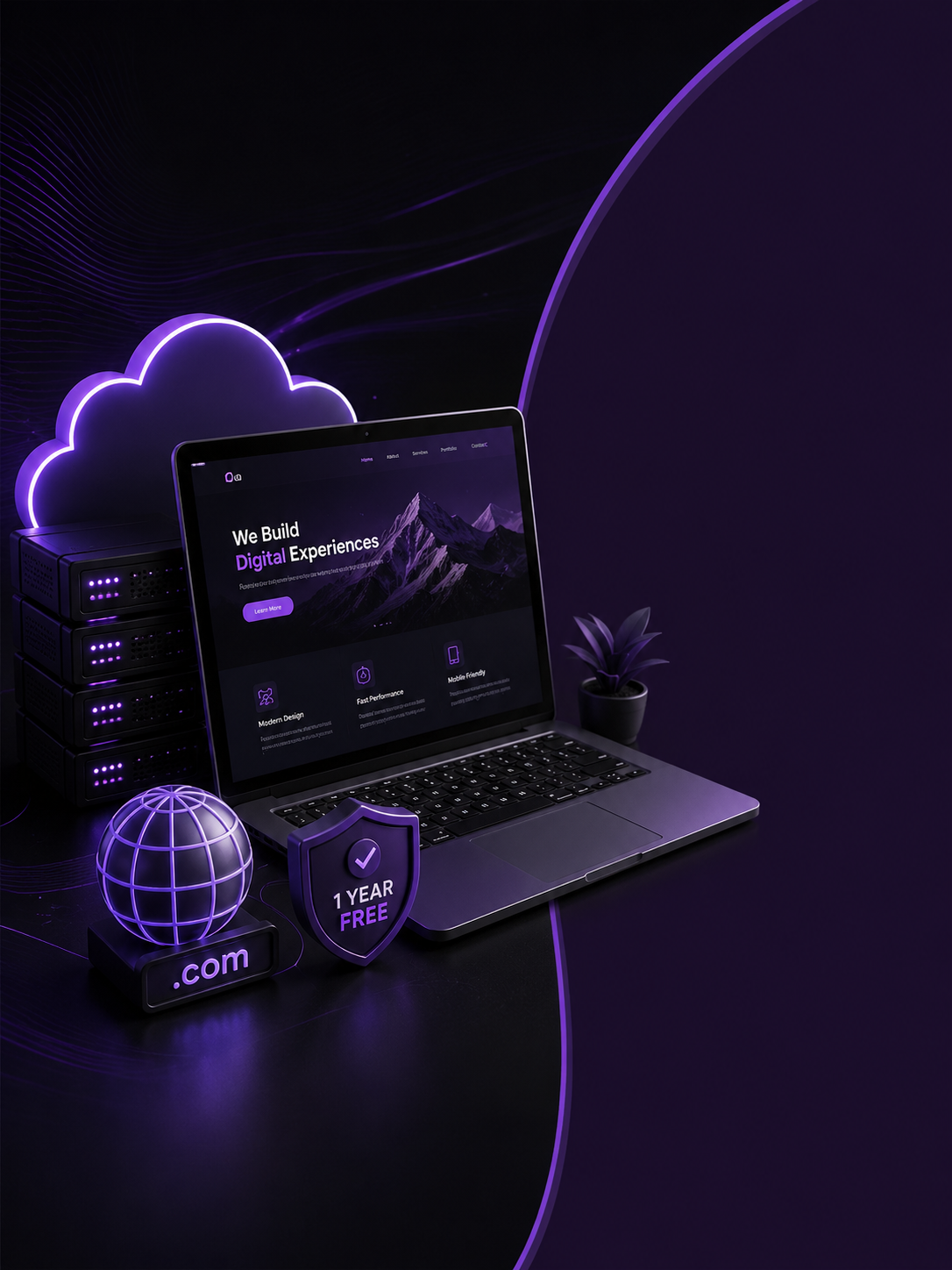 Static Website (Domain & Hosting) slide 1